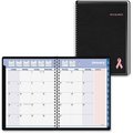 At-A-Glance At A Glance AAG76PN0605 8 x 11 in. Quick Notes Breast Cancer Awareness Monthly Planner; Simulated Leather - Black AAG76PN0605